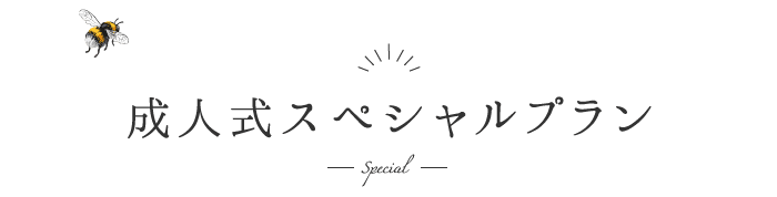 成人式スペシャルプラン ―Special―